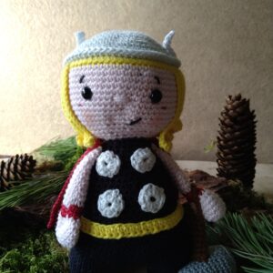 peluche Thor au crochet