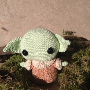 Peluche Grogu au crochet