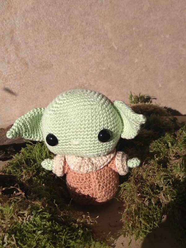 grogu star wars fait main crochet mylene micoton haute savoie fait avec amour