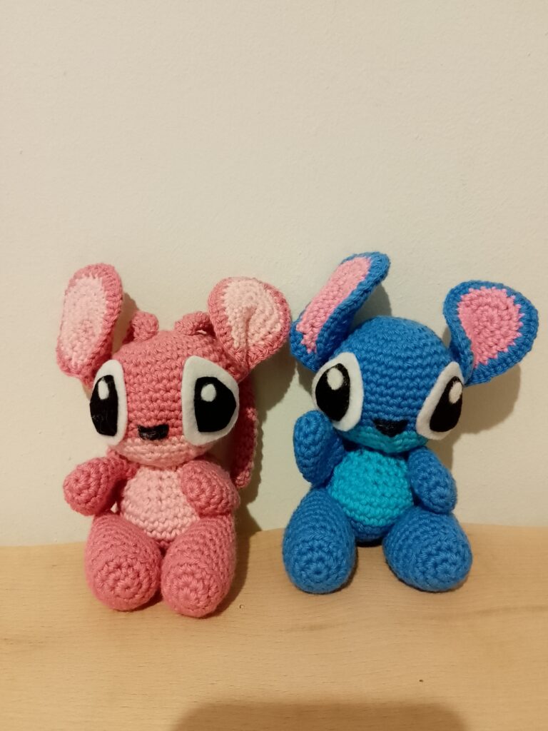 Peluches Stitch et Angel